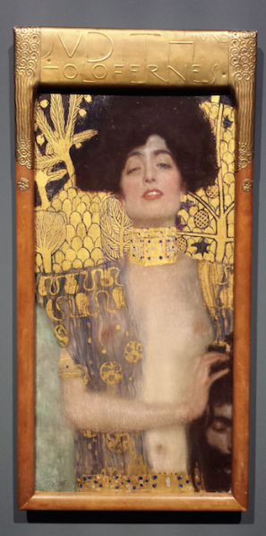 Gustav Klimt (1862-1918), Judith I, 1901, olieverf en bladgoud op doek, Österreichische Galerie Belvedere, Wenen.