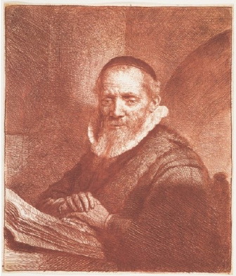 Rembrandt (1606-1669), Portret van Jan Cornelis Sylvius, 1633, National Gallery of Scotland.