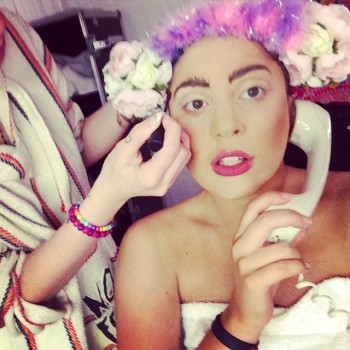 Instagramfoto van Lady Gaga.