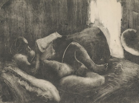 Edgar Degas (1834-1917), La lecture après le bain, ca. 1879-1883, Van Gogh Museum, Amsterdam (aankoop met steun van het Mondriaan Fonds en de Vereniging Rembrandt).