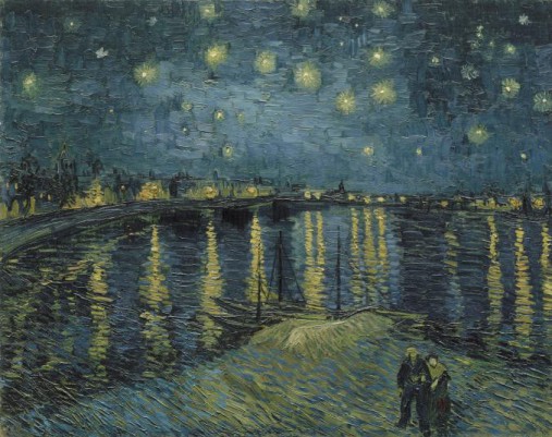 Vincent van Gogh (1853-1890), Sterrennacht boven de Rhône, 1888, collectie Musée d'Orsay.