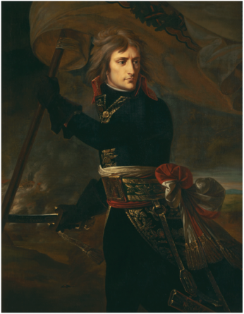 Antoine-Jean Gros, Napoleon Bonaparte op de brug bij Arcole, 1796–97. Olieverf op doek, 134 x 104 cm. © State Hermitage Museum, St Petersburg.