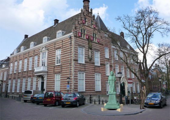 Het ontwerp van Anno Dijkstra voor het Paushuize in Utrecht. Bron: Oud Utrecht.