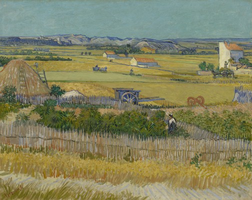 Vincent van Gogh (1853-1890) , De Oogst, 1888, collectie Van Gogh Museum, Amsterdam.