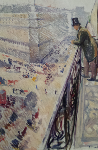 Edvard Munch, Rue Lafayette, 1891 (detail), Nationaal Museum of Art, Architecture and Design, Oslo. Photo: Evert-Jan Pol.
