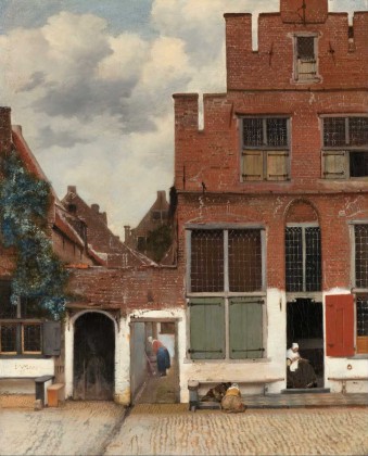 Johannes Vermeer, Gezicht op huizen in Delft, bekend als Het Straatje, ca. 1658, Rijksmuseum, Amsterdam.