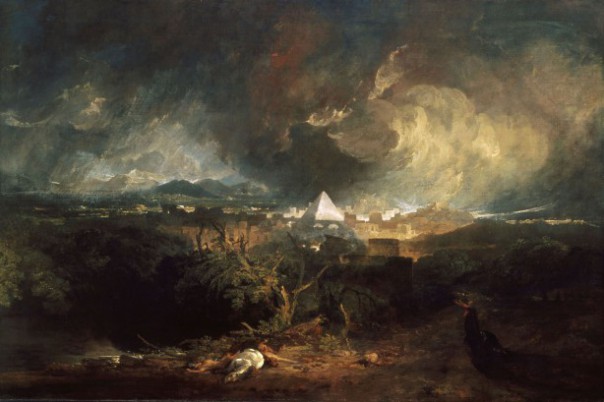 Joseph Mallord William Turner (1775-1851) , The Fifth Plague of Egypt, Indianapolis Museum of Art.