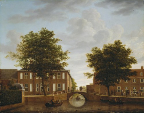Jan Ekels I (1724-1781), View of the Zuidsingel, Amersfoort (1760-1780), collectie National Gallery of Victoria, Melbourne.