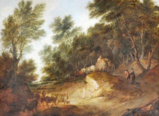 Thomas Gainsborough, Wooded Landscape, ca. 1783, National Trust.