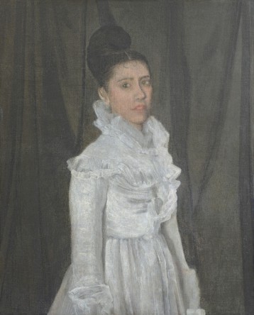 James Abbott McNeill Whistler, Symphony in White. The Girl in the Muslin Dress , ca. 1870, olieverf op doek, Singer Laren.