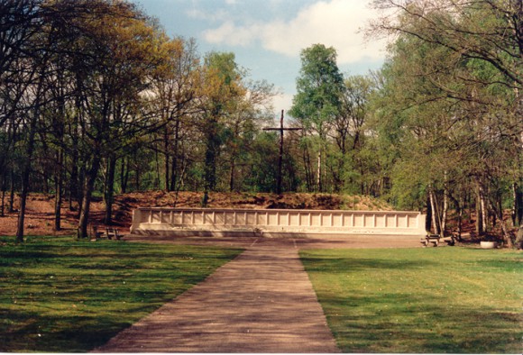 Fusilladeplaats op het terrein van Nationaal Monument Kamp Vught.