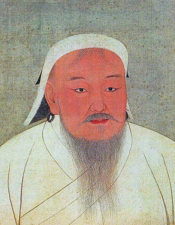 Portret Dzjengis Khan, 14de eeuw, National Palace Museum, Taipei.