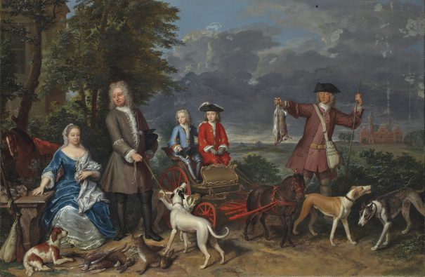 Gerard Hoet, Portret familie Quarles, ca. 1725, Haags Historisch Museum.