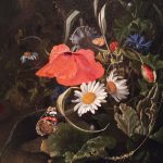 Anna Ruysch, Bosgrond met bloemen (detail), 1685-1687.